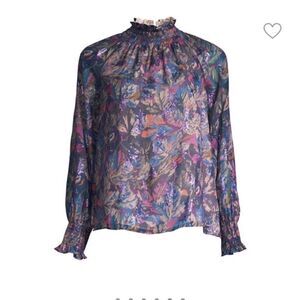Rebecca Taylor Multicolor Floral silk  Blouse, US0